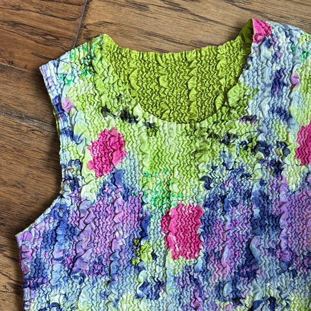 Reversible Crinkle Popcorn Tank - Picture 4 of 4